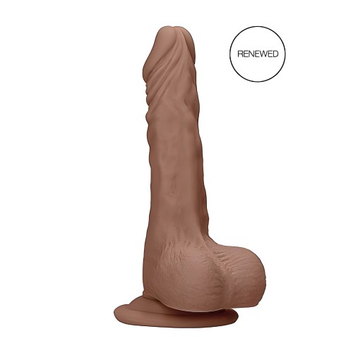 Real Rock Realistic Dildo with Balls - Mocha