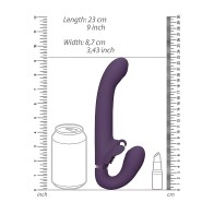 Vive Satu Strap-on Recargable Sin Cintas - Morado