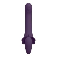 Vive Satu Strap-on Recargable Sin Cintas - Morado