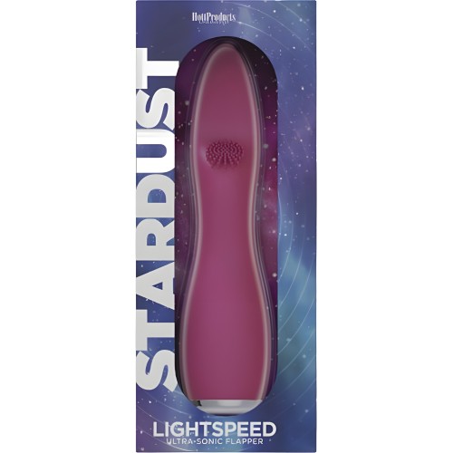 Stardust Lightspeed Flapper Tip Vibrator in Magenta