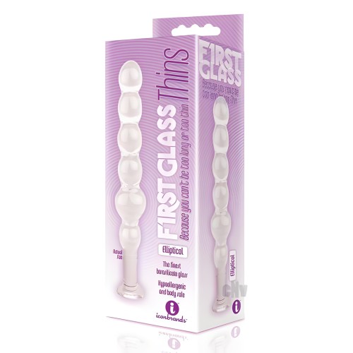 The 9's Glass Thins Elliptical Glass Plug