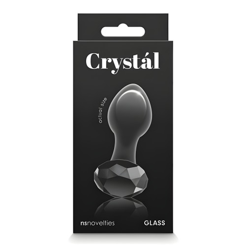 Plug Anal de Cristal Gem - Negro