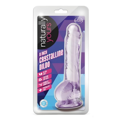 Dildo Cristalino Naturally Yours 8 In. Amatista