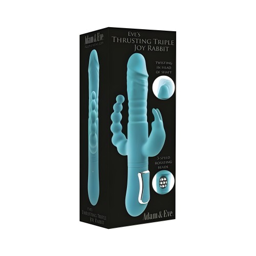 A&E Eve's Thrusting Triple Joy Rabbit - Teal