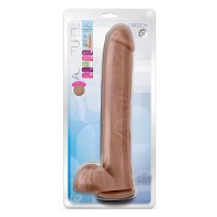Au Naturel Daddy Dildo 14 In. Mocha