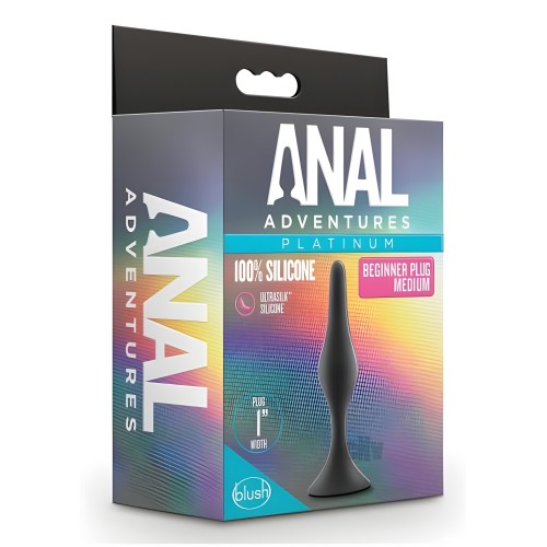 Plug Anal para Principiantes - Mediano Negro