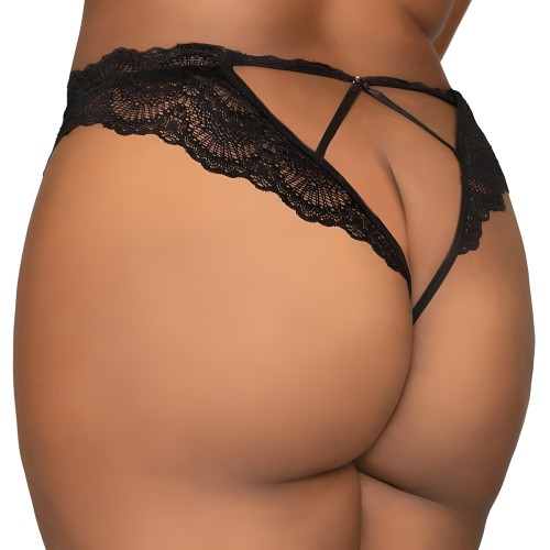 Panty Lace Tanga Crotchless Dreamgirl 3X