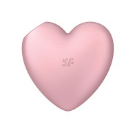 Satisfyer Cutie Heart - Clitoral Stimulator - Light Red