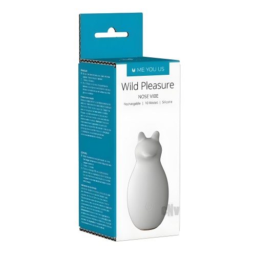 Me You Us Wild Pleasure Nose Vibrator White