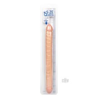 Size Queen 17 Ivory Dual-Ended Dildo