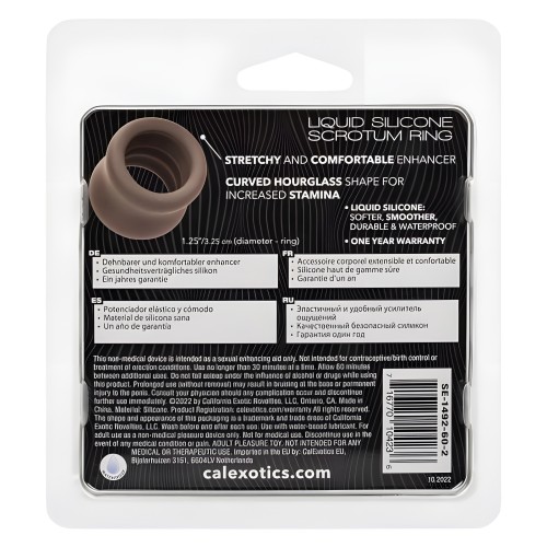 Alpha Liquid Silicone Scrotum Ring Gray