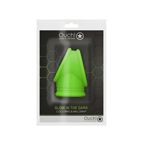 Ouch Cock Ring Ball Strap Separador Gitd