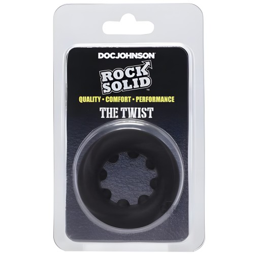Rock Solid The Twist C Ring Black