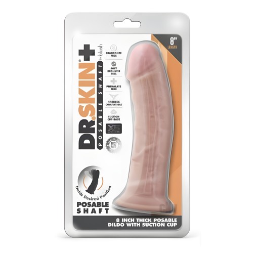 Dildo Dr Skin Plus Poseable 8 Vainilla