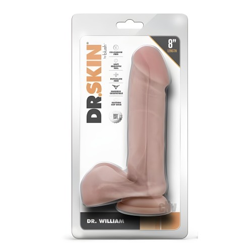 Dr Skin Dr William Dildo 8 Pulgadas Beige