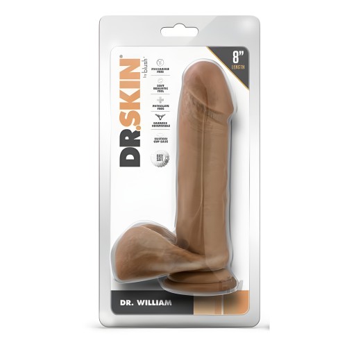 Dr Skin Dr William 8 Dildo Balls Tan