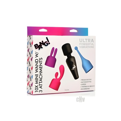 Bang Mini Wand con 3 Accesorios