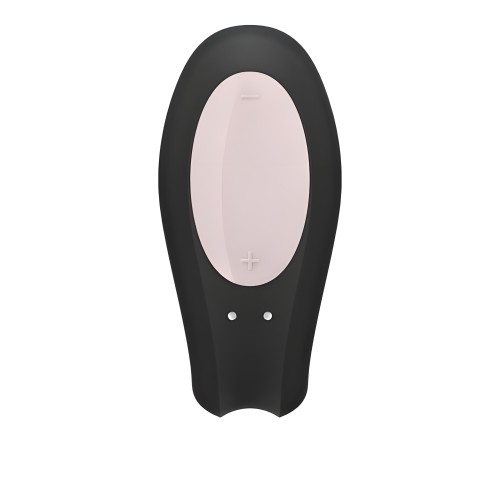 Satisfyer Doble Alegría Negro con App