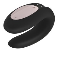 Satisfyer Doble Alegría Negro con App