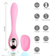 Harmonie Pink Bendable Dual Vibrator - Ultimate Pleasure