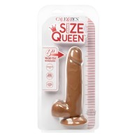 Size Queen 6 Chocolate - Realistic Dildo