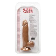 Size Queen 6 Chocolate - Realistic Dildo