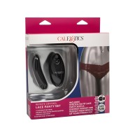 Remote Control Lace Panty Set S/M Red