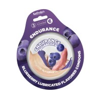 Condones Endurance Blueberry 3pk