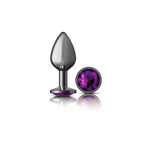 Cheeky Charms Medium Gunmetal Butt Plug