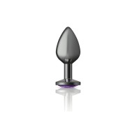 Cheeky Charms Medium Gunmetal Butt Plug