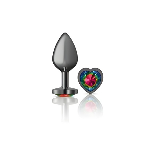 Cheeky Charms Heart Rainbow Butt Plug - Charming Accessory