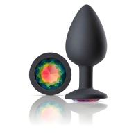 Cloud 9 Gems Black Silicone Anal Plug for Intense Pleasure