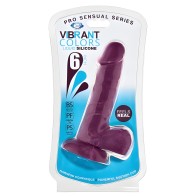 Cloud 9 Vibrant Colors 6 Plum Pro Sensual Line - Dildo