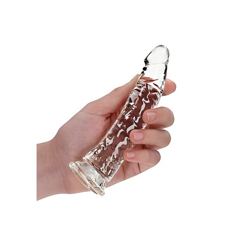 Realrock Slim Dildo 6in Transparent
