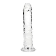 Realrock Straight Realistic 6 In Dildo Transparent