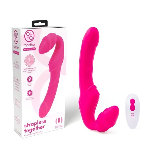 Vibrador Strapless Control Remoto Together - Rosa