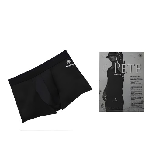 Ropa Interior Nylon Packing Pete Trunks Negro Talla M