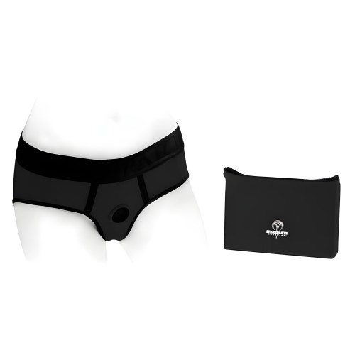 Arnés de Bragas de Nylon Spareparts Tomboi - Negro 4XL