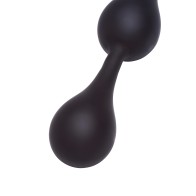 Silicone Anal Teardrop Small Black - Beginner Friendly