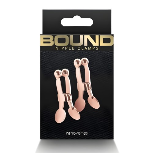 Bound Nipple Clamps C1 Rose Gold