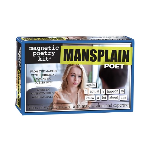Magnetic Poetry Kit: Mansplain Poet