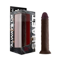 Buy Shaft Model J Liquid Silicone 9.5 In. Dildo Mahogany