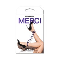 Merci Restrain Hemp Cuffs - Purple
