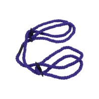 Merci Restrain Hemp Cuffs - Purple
