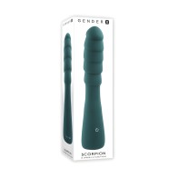 Gender X Scorpion Rechargeable Silicone Vibrator Teal