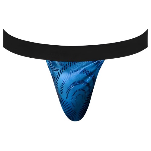 Male Power Kaleidickscope Strappy Ring Jock Sky Blue L/xl
