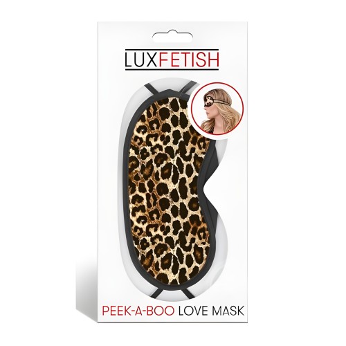 Máscara de Amor Peek-a-boo Leopard Lux