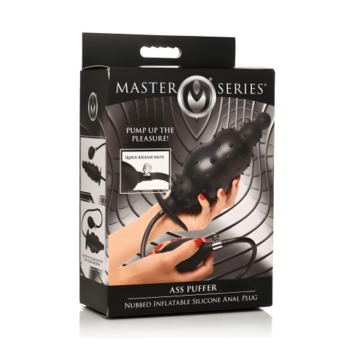 Ms Ass Puffer Negro - Sensación Mejorada
