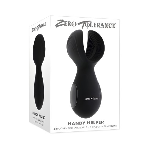 Zero Tolerance Handy Helper Estimulador Vibrante Recargable - Negro
