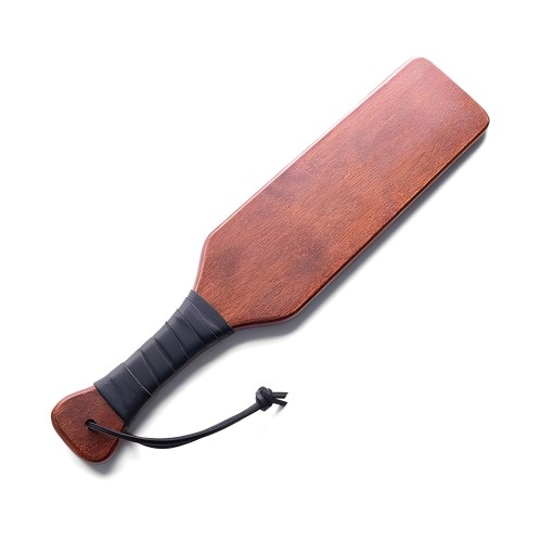 Leather Wrapped Spanking Paddle